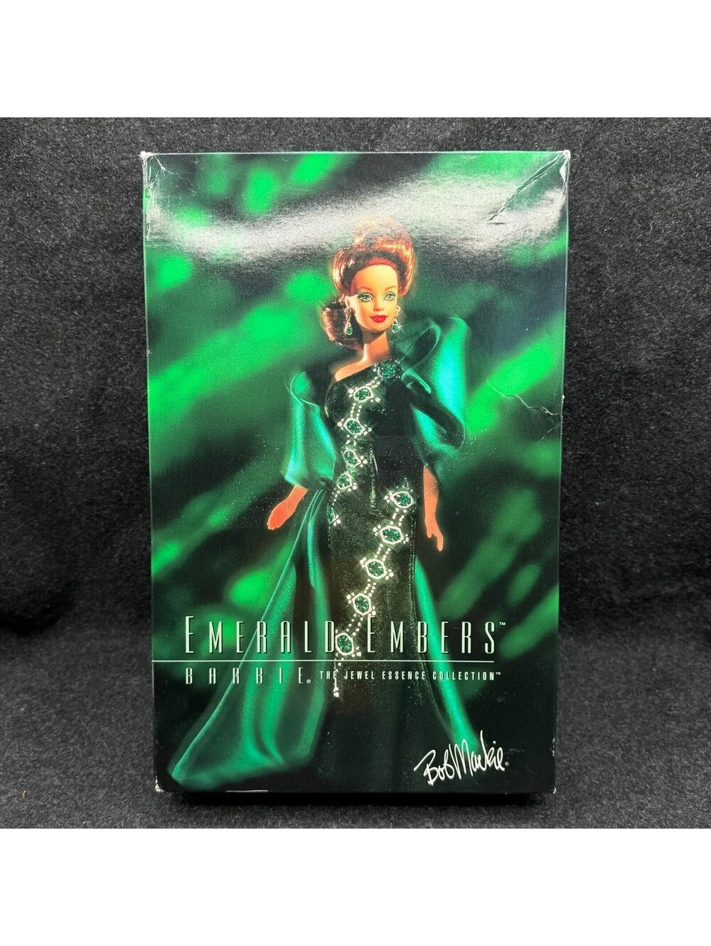 Bob Mackie Emerald Embers Barbie [15521] The Jewel Essence Collection NRFB
